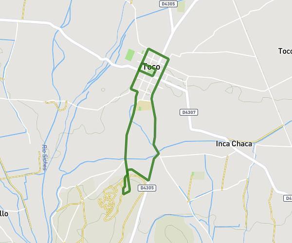 Toco ruta ñauparunas 4km