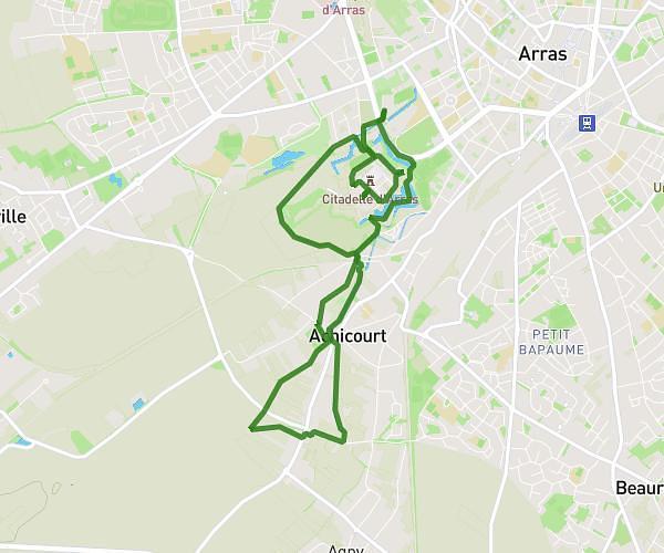 Arras Citadelle - 9,2 km