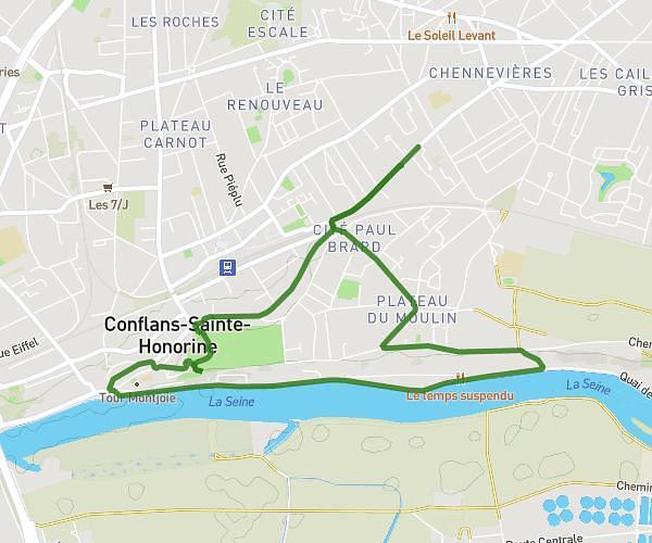 Balade parc prieuré et quais