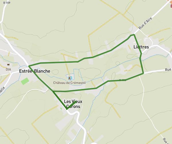 Estrée 5 km