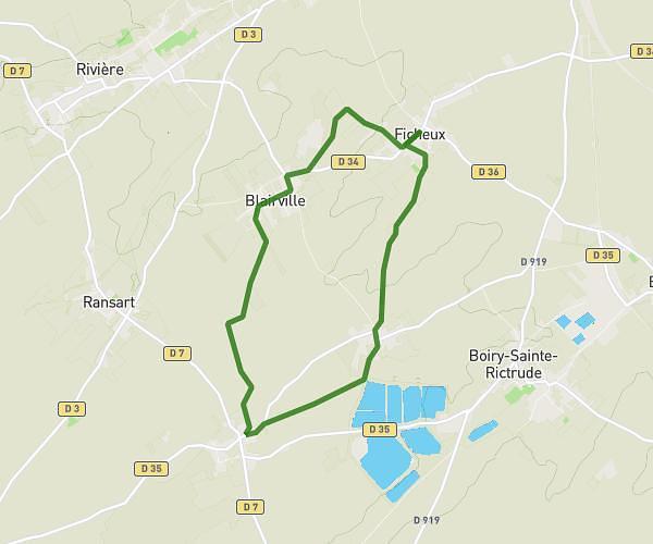 Parcours du coeur 2025 11 kms