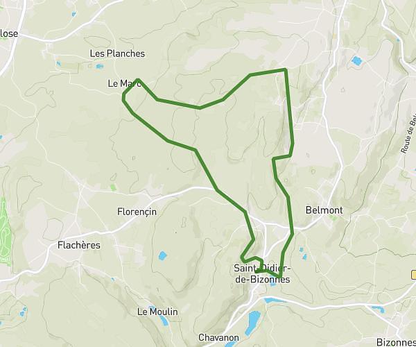 Depuis Saint Didier en passant par les yourtes et Le Marc