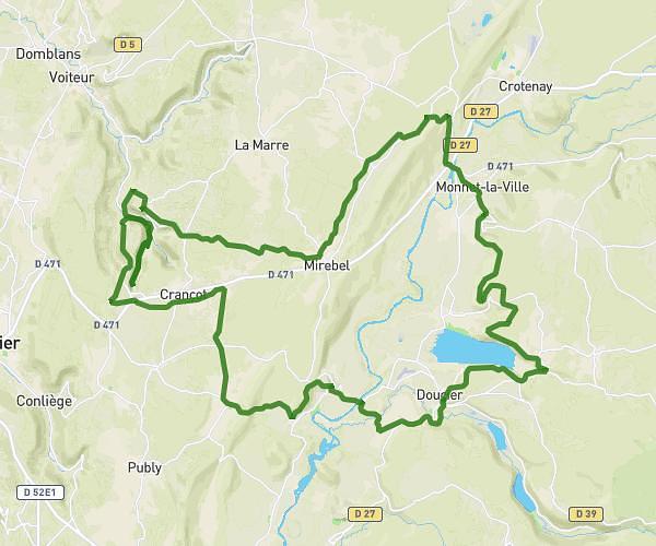 VTT chalain baume Châtillon