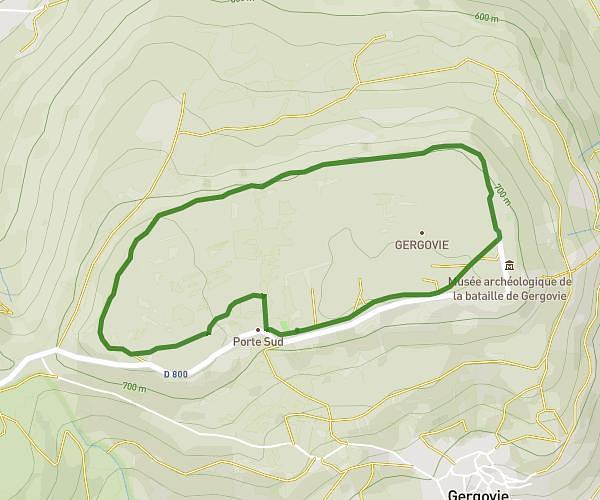 plateau de Gergovie - grand tour