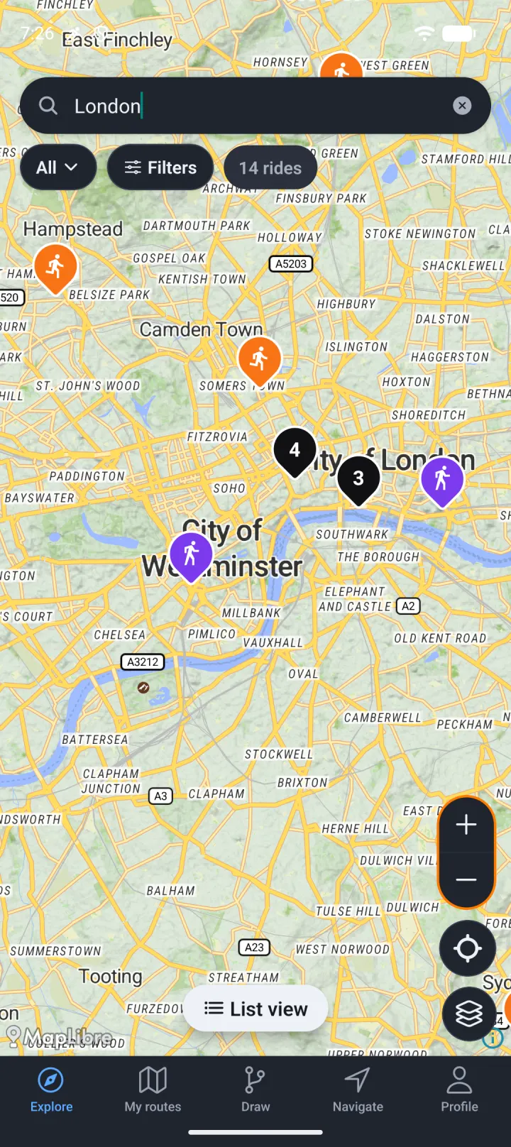 Community routes