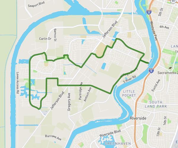 Village Pkwy - Davis - Marshall - Otis - Southport Pkwy - Linden