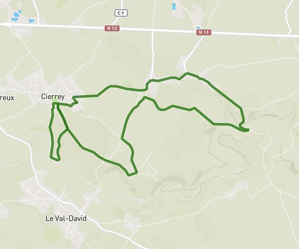 10 km route puis forêt