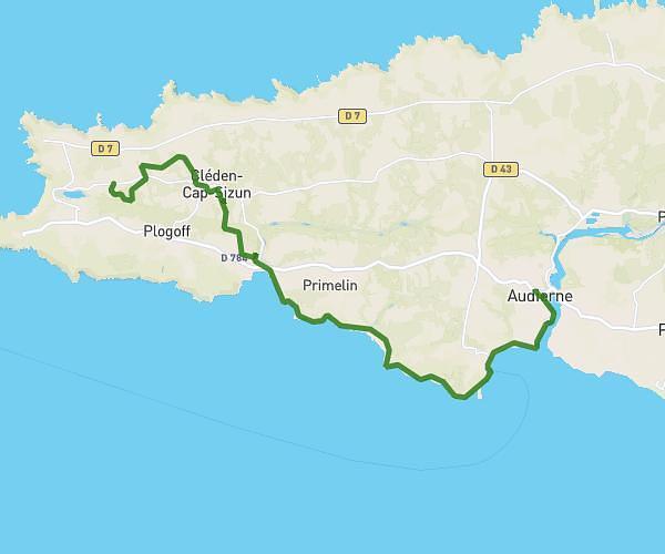 1er jour rando Audierne Lescleden cap Sizun