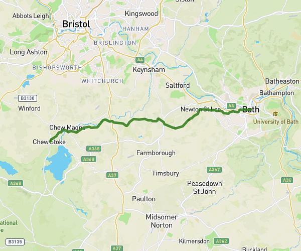 Chew Stoke to Bath