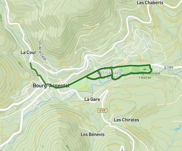 10.5 km bourg argental EF