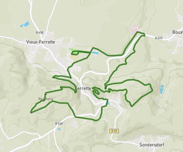 Trail découverte 15km FERRETTE