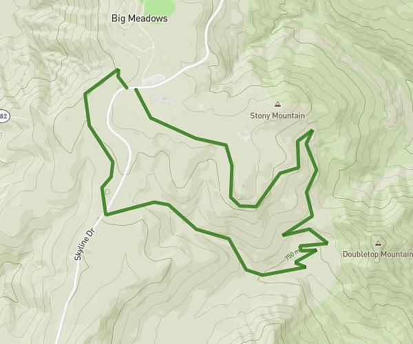 Big meadows to Rapidan and Back again