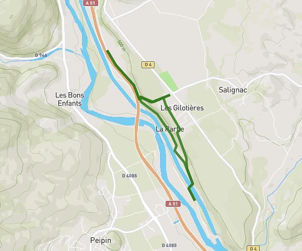 Salignac 7km