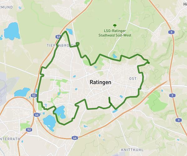 Einmal rund um Ratingen