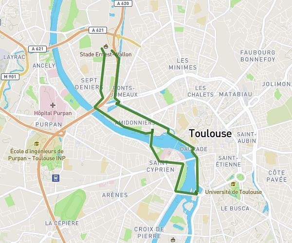 10km du stade