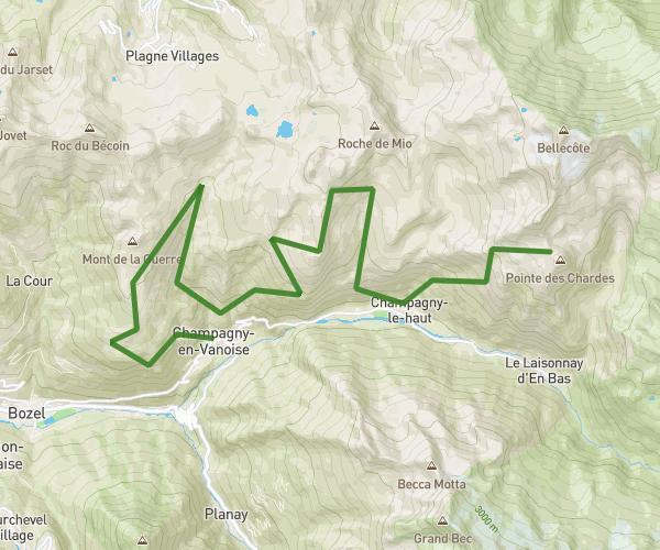 Demi tour de champagny 1/2