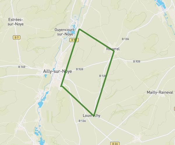 16 km ailly