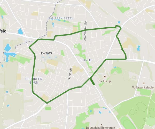 10 KMStrecke