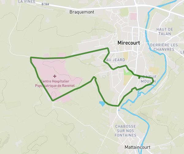 8km depuis cosec de mirecourt