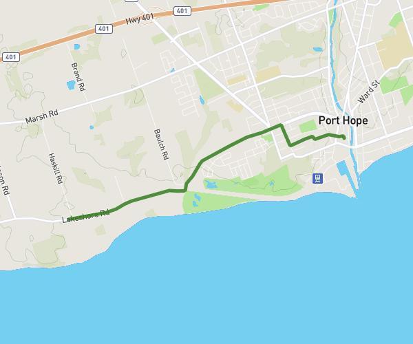 From ServiceOntario to 4775 Lakeshore Road