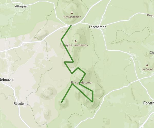 De Col de la Moréno à Puy de Montjuger