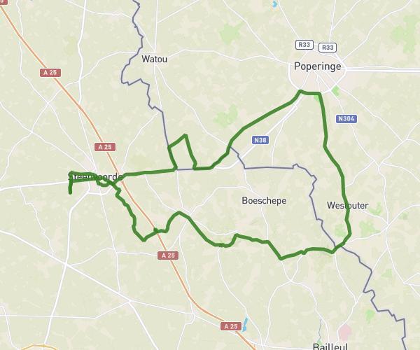 Terdeghem / Poperinge / Mont-Noir / Mont des Cats