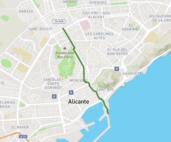 De Novelda-Gran Vía a 2 Béton Brut