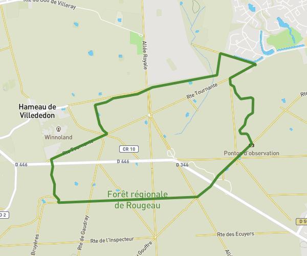 foret de Rougeau 7,6km