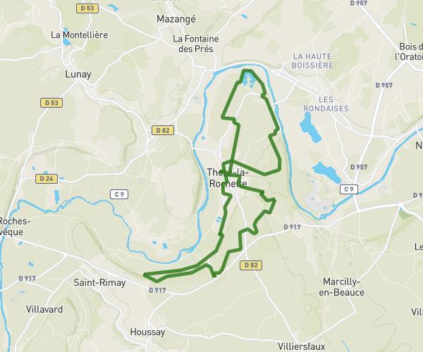 Autour de Thoré-la-Rochette rouge