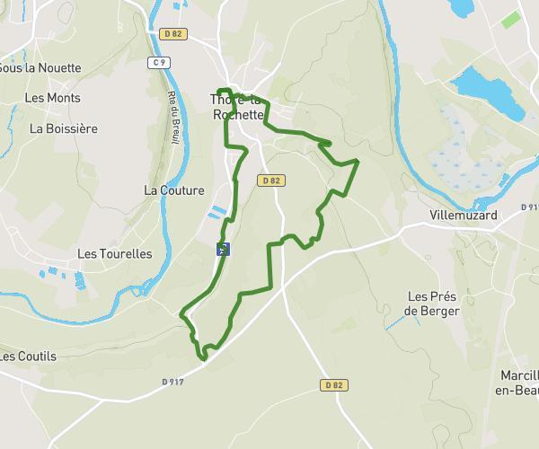 Autour de Thoré-la-Rochette vert