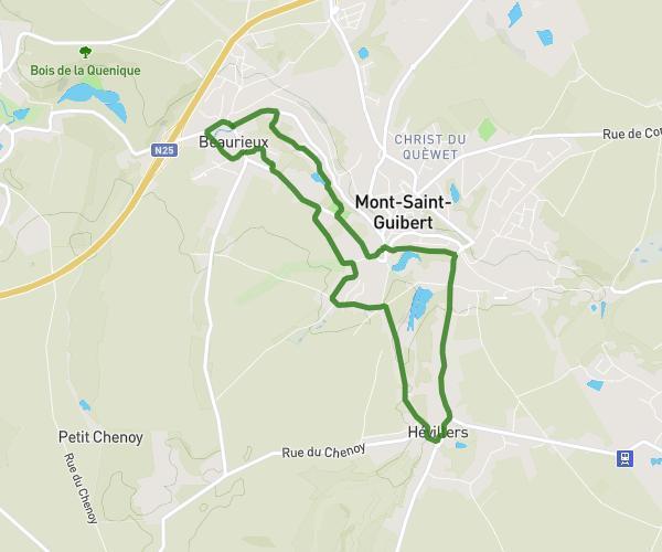Running Mont-St-Guibert 8km