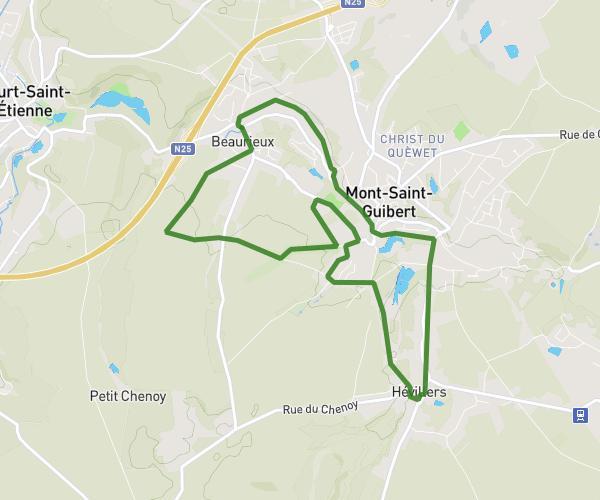 Running Mont-St-Guibert 10km