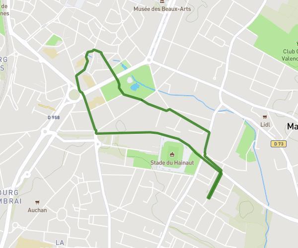 3 km - B