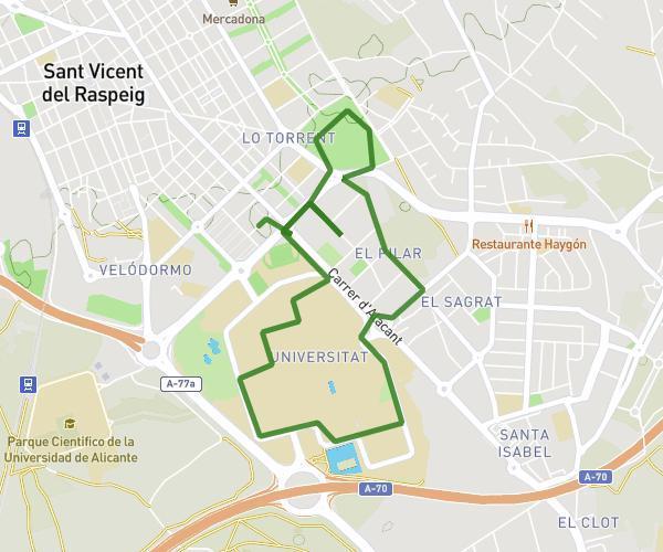 De Mercadona a Sant Vicent del Raspeig / San Vicente del Raspeig