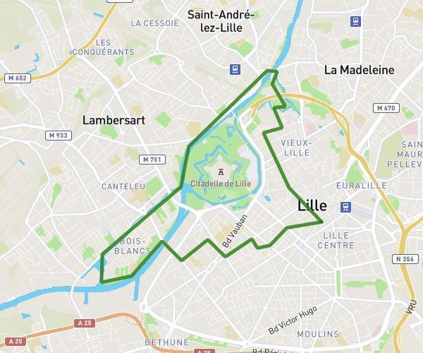 Boucle nord-ouest de Lille