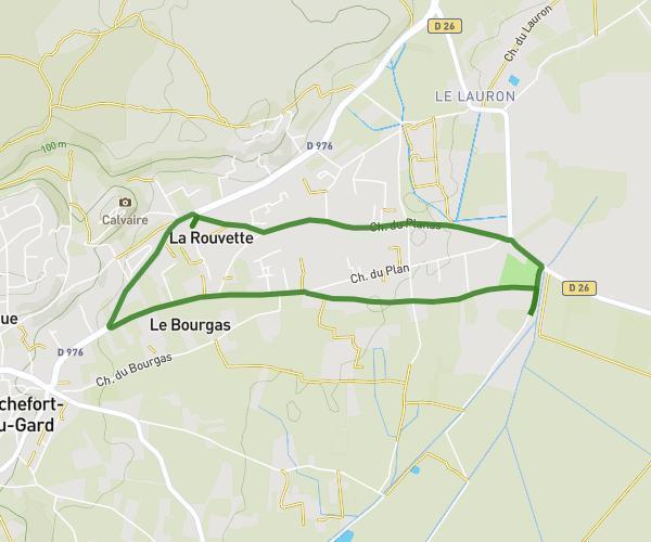 Parcourt 5.2 Km