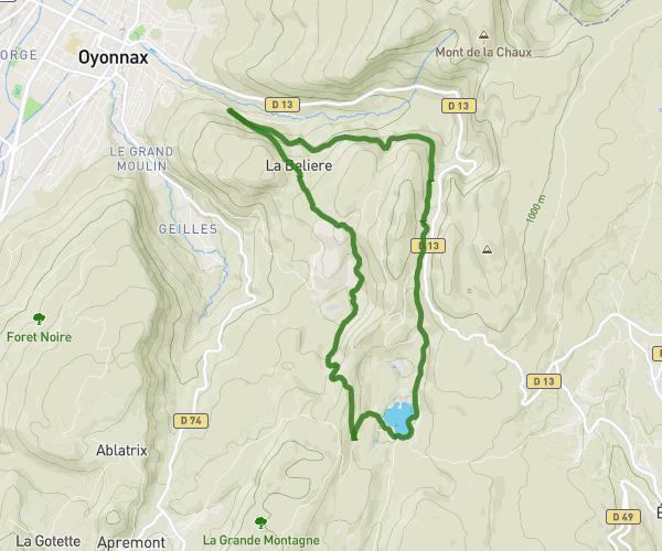 Tour du lac genin