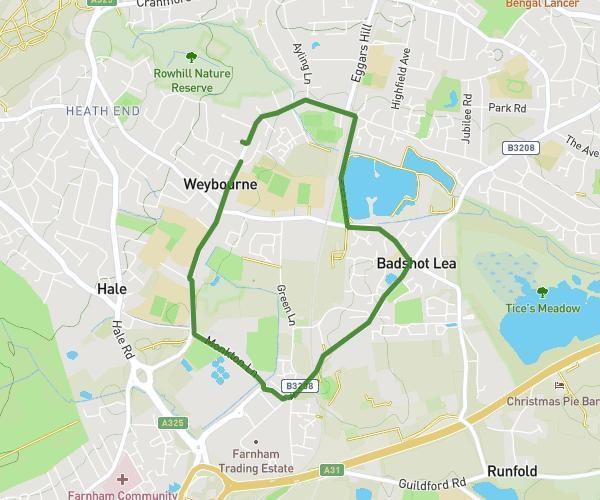 Rout 2 2.75miles