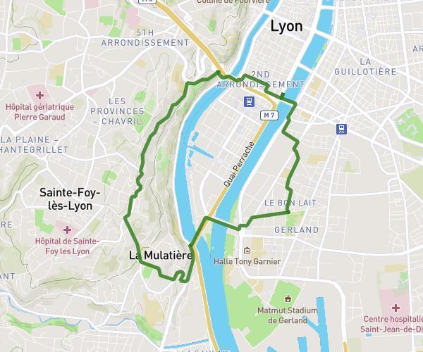 Tour par St Foy lès lyon