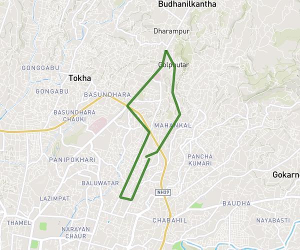 From Kathmandu to The Basement Cafe8 km