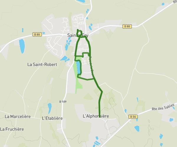 De Sainte-Foy - Mairie à MARPA La Vallée Verte