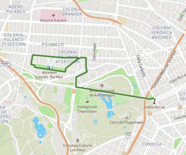 Estela de luz, Polanco