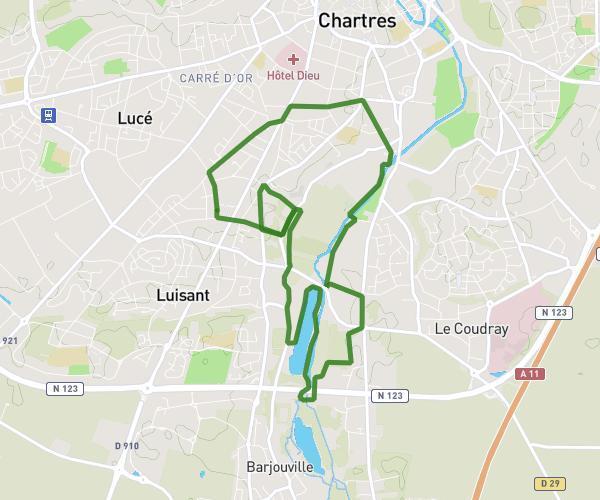 Autour de Luisant