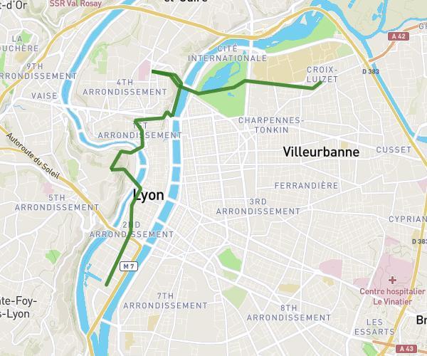 De Lyon à Villeurbanne
