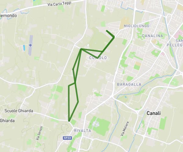 Intorno a Villa Levi 9km