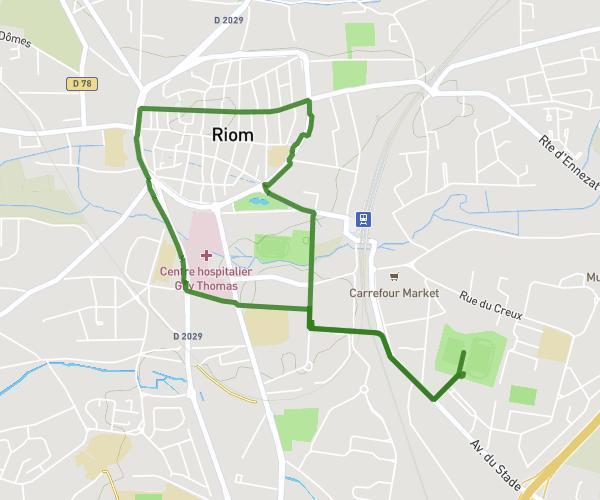Riom 5km