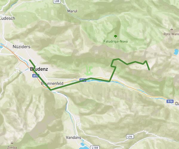 von Bludenz nach Roggelskopf