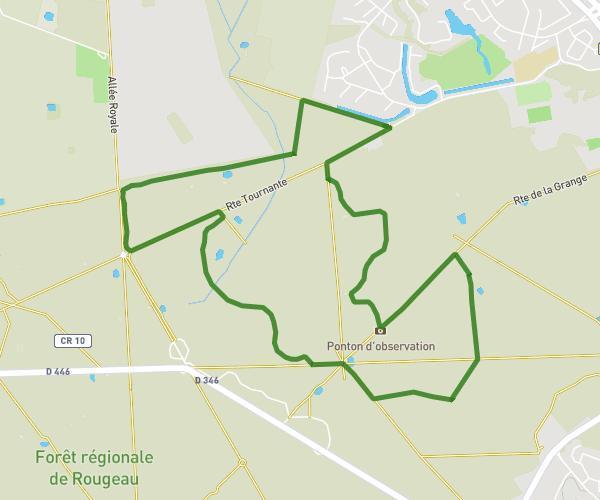 foret de Rougeau 6;7km