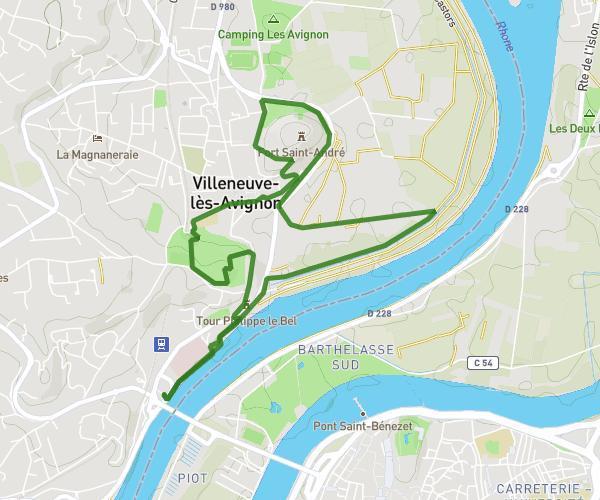 Autour de Villeneuve-lès-Avignon