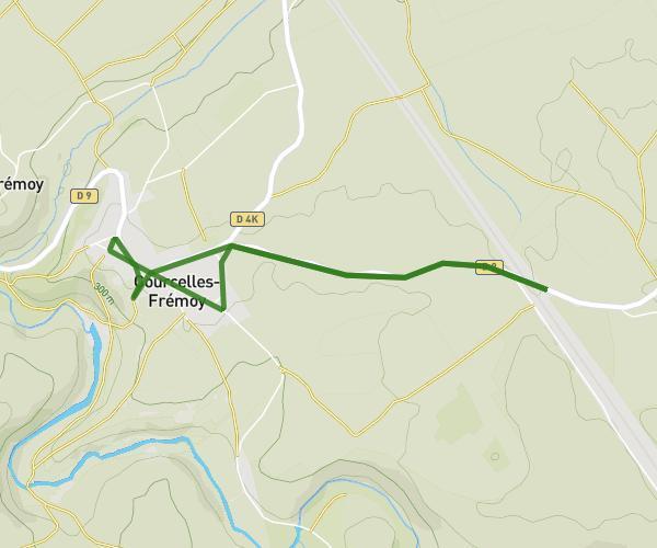 Autour de Courcelles-Frémoy